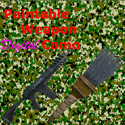 Paintable Weapon Digital Camo