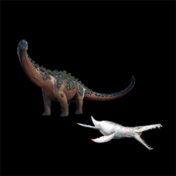 Neo Ark Ascended: Titanosaur and Liopleurodon