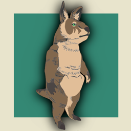 Procoptodon cosutume skin