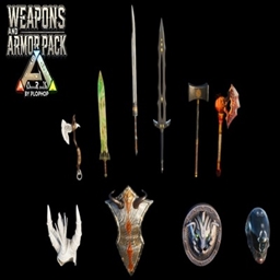 Weapons and Armor Skin Pack