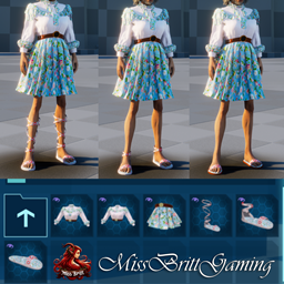 MissBrittGaming's Flower Dress!