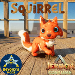 Squirrel Plushy Jerboa Costume for Skwirrelle!