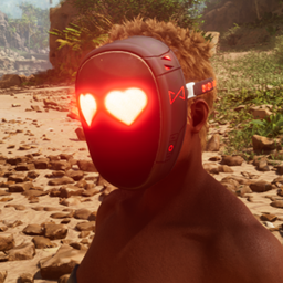 Heart Shape Tek Mask