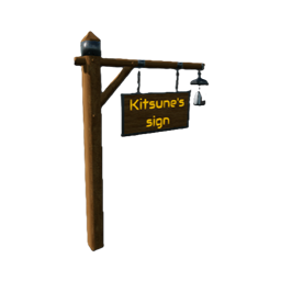 Customable mysterious sign