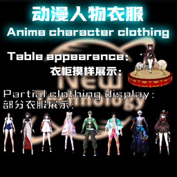 Anime character clothes