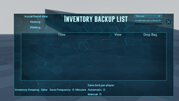 Inventory Backup Saver