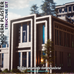 Modern Plaster Structure Set